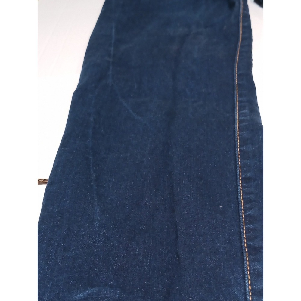 Levi's 501 Straight Leg Jeans Mens 32x32 Blue Denim Cotton Dark Wash Regular Fit - Picture 7 of 9